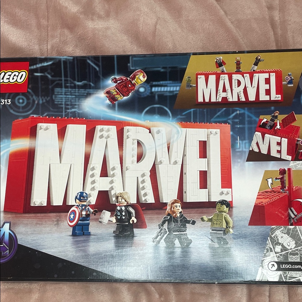 LEGO Marvel Building Set - Red, White, and Black